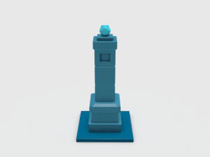 pillar 1 3D Model