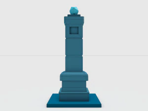 pillar 1 3D Model