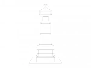 pillar 1 3D Model