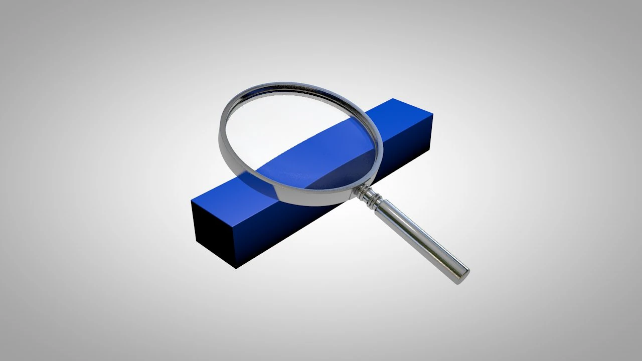 magnifying glass - magnifier 3D Model .c4d .max .obj .3ds .fbx .stl .blend 