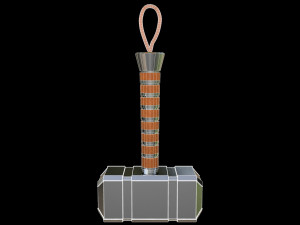 mjolnir - hammer 3D Модель