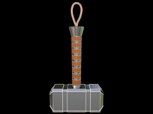 mjolnir - hammer 3D Model