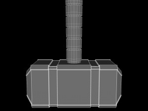 mjolnir - hammer 3D Модель