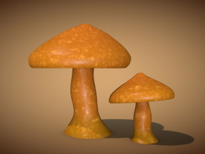 mushroom 1 3Dモデル