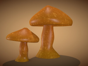 mushroom 1 Modelo 3D