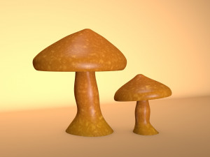 mushroom 1 Modelo 3D