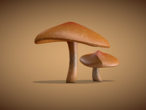 mushroom 2 3D 모델