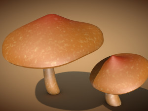 mushroom 2 3D 모델