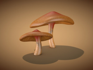 mushroom 2 3D 모델