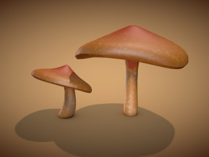 mushroom 2 3D 모델
