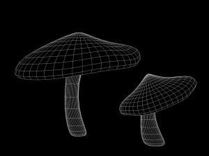 mushroom 2 3D 모델