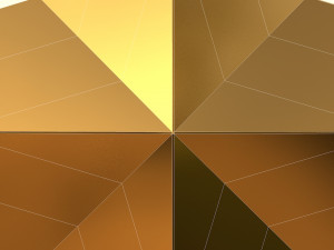 4 point star 3D Model
