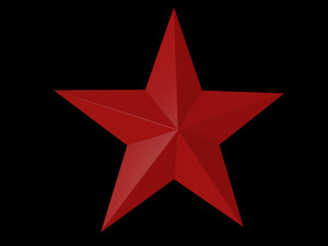 5 point star 3D Model