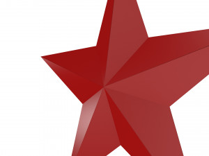 5 point star 3D मॉडल