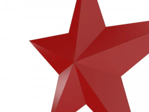 5 point star 3D Model