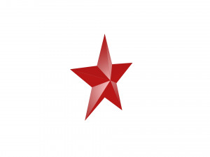 5 point star 3D मॉडल