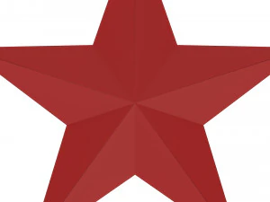 5 point star 3D Model