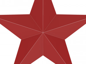 5 point star 3D मॉडल