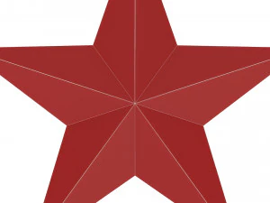 5 point star 3D Model