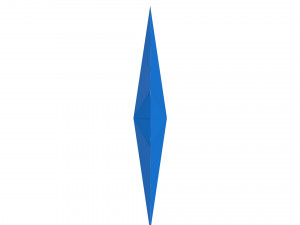 6 point star 3D Model
