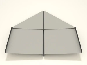 avion en papier - planeur Modèle 3D