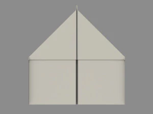 avion en papier - planeur Modèle 3D