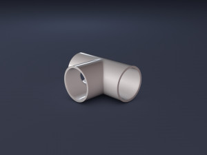 t-pipe connector 3D Model