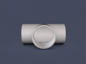 t-pipe connector 3D Model