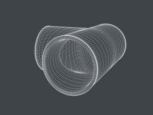 t-pipe connector 3D Model