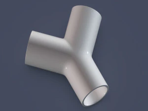 45 degree - pipe connector 3D Model