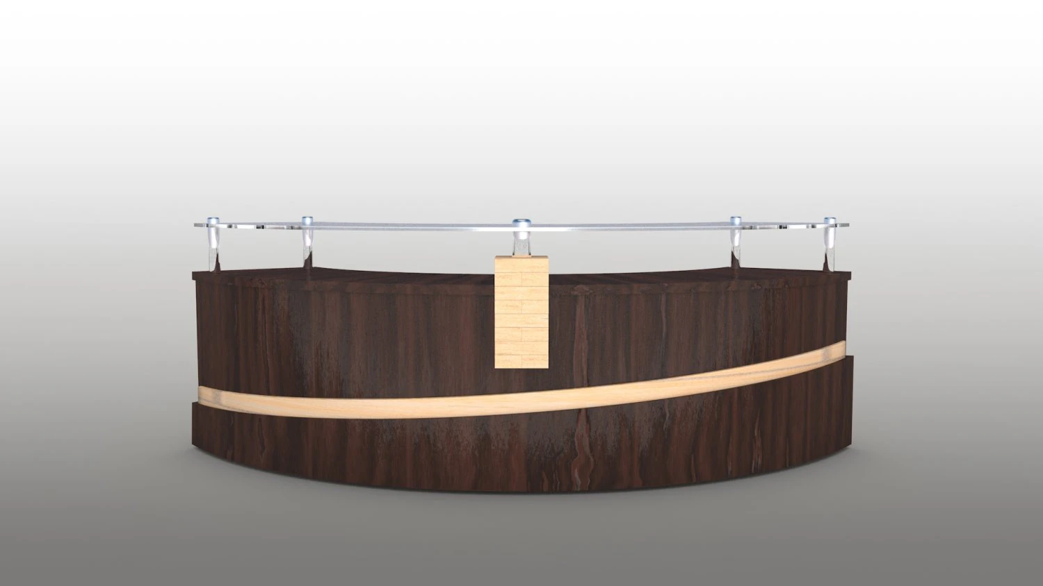 reception table 3D Model .c4d .max .obj .3ds .fbx .stl .blend 