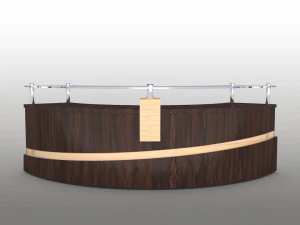 mesa de recepci&oacute;n Modelo 3D