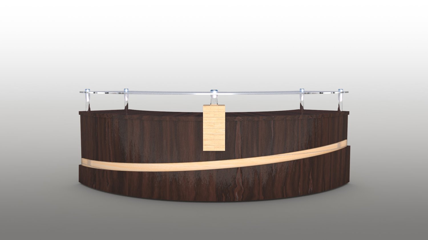 Reception Table 3d model