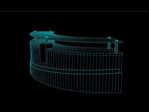 reception table 3D Model