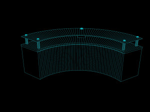 reception table 3D Model