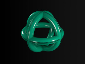 abstract spherical rings 3D Model