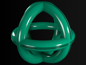 abstract spherical rings 3D Model