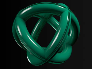 abstract spherical rings 3D Model