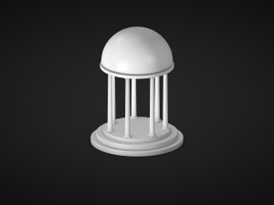 rotunda - dome 3D 모델