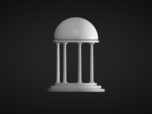 rotunda - dome 3D 모델