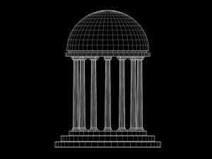 rotunda - dome 3D 모델