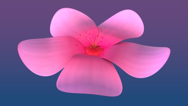 cherry blossom Modelo 3D .c4d .max .obj .3ds .fbx .stl .blend 