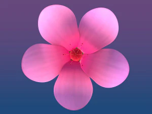 flor de cerejeira Modelo 3D