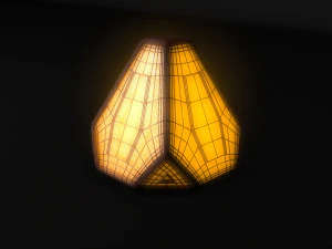 sci-fi pyramid - lantern 3D Model