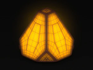 sci-fi pyramid - lantern 3D Model