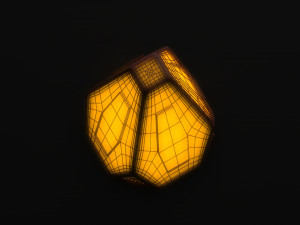 sci-fi pyramid - lantern Model 3D