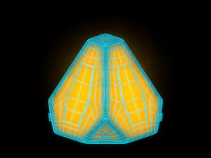 sci-fi pyramid - lantern 3D Model