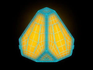 sci-fi pyramid - lantern 3D Model