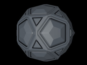 sci-fi orb - stone 3D Model