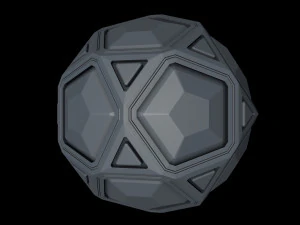 sci-fi orb - камінь 3D Модель